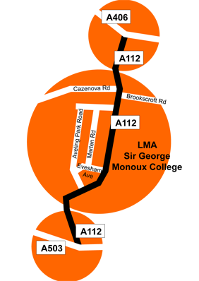 George Monoux Map